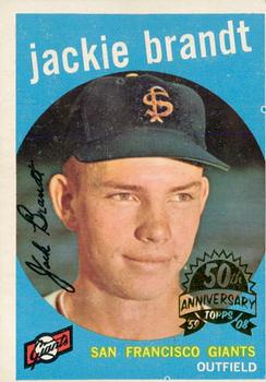 2008 Topps Heritage - 50th Anniversary Buybacks #297 Jackie Brandt Front