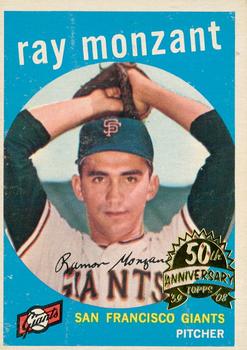 2008 Topps Heritage - 50th Anniversary Buybacks #332 Ray Monzant Front
