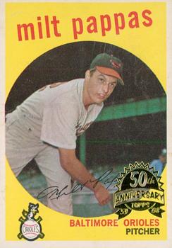 2008 Topps Heritage - 50th Anniversary Buybacks #391 Milt Pappas Front