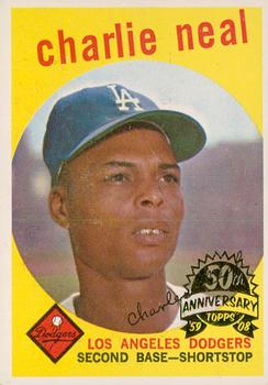 2008 Topps Heritage - 50th Anniversary Buybacks #427 Charlie Neal Front