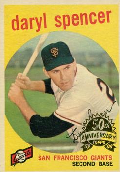 2008 Topps Heritage - 50th Anniversary Buybacks #443 Daryl Spencer Front