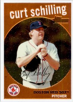 2008 Topps Heritage - Chrome #C3 Curt Schilling  Front