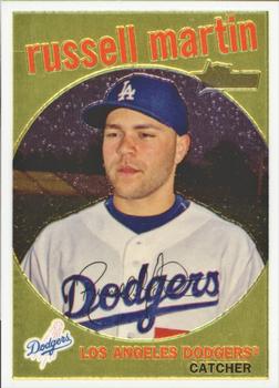 2008 Topps Heritage - Chrome #C64 Russell Martin  Front