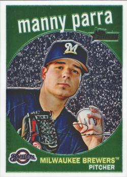 2008 Topps Heritage - Chrome #C228 Manny Parra  Front