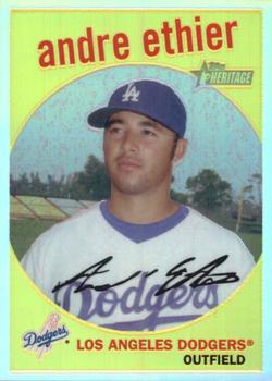 2008 Topps Heritage - Chrome Refractors #C2 Andre Ethier Front