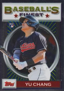 2020 Topps Finest Flashbacks #5 Yu Chang Front