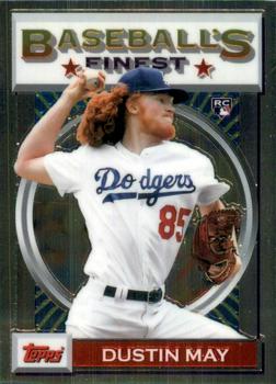 2020 Topps Finest Flashbacks #69 Dustin May Front