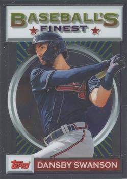 2020 Topps Finest Flashbacks #78 Dansby Swanson Front