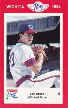 1988 Rock's Dugout Wichita Pilots #NNO Eric Bauer Front