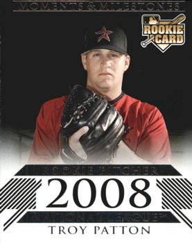 2008 Topps Moments & Milestones - Black #185 Troy Patton Front