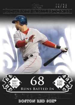 2008 Topps Moments & Milestones - Black #102-68 Mike Lowell Front
