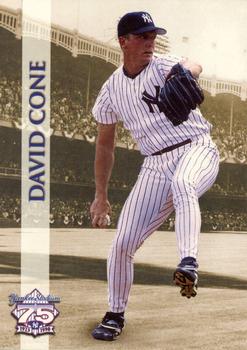 1998 Yankee Stadium 75th Anniversary #NNO David Cone Front