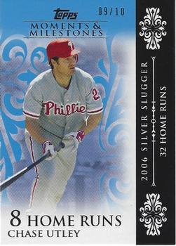 2008 Topps Moments & Milestones - Blue #59-8 Chase Utley Front