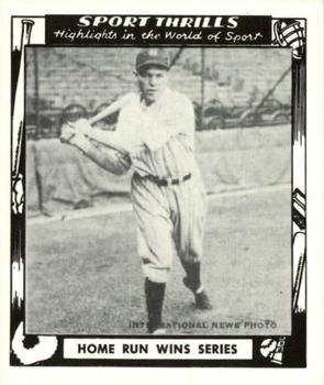 1948 Swell Sport Thrills Reprint #6 Home Run Wins Series: Bill Dickey's Last WS Front