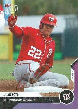 2020 Topps Now Road to Opening Day Washington Nationals - Purple #OD-286 Juan Soto Front