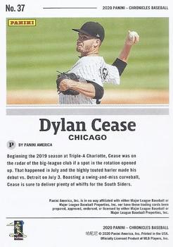 2020 Panini Chronicles #37 Dylan Cease Back