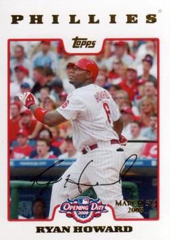 2008 Topps Opening Day - Gold #46 Ryan Howard Front