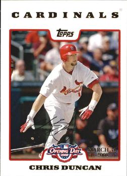 2008 Topps Opening Day - Gold #63 Chris Duncan Front