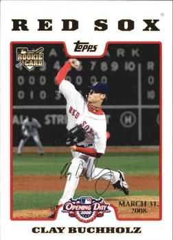 2008 Topps Opening Day - Gold #211 Clay Buchholz Front