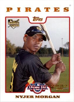 2008 Topps Opening Day - Gold #220 Nyjer Morgan Front