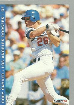 1993 Fleer Final Edition #F-84 Cory Snyder Front
