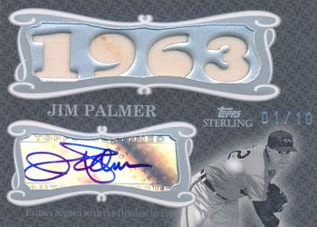 2008 Topps Sterling - Career Stats Relics Autographs Quad #4CSA-82 Jim Palmer Front