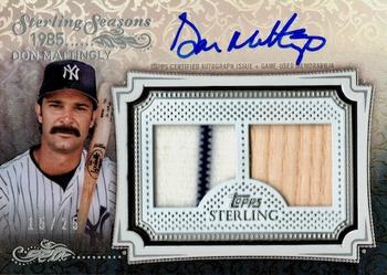 2020 Topps Sterling - Sterling Seasons Autograph Relics #SSAR-DMA Don Mattingly Front