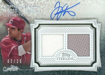 2020 Topps Sterling - Sterling Seasons Autograph Relics #SSAR-JV Joey Votto Front