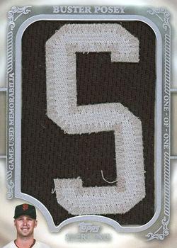2020 Topps Sterling - Jersey Letter Patch #JLP-BP Buster Posey Front