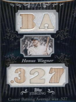 2008 Topps Sterling - Career Stats Relics Five #5CS-73 Honus Wagner Front