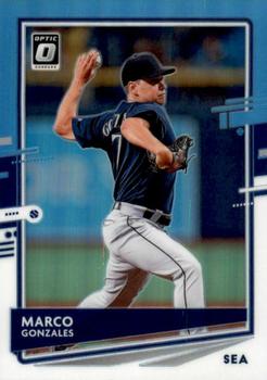 2020 Donruss Optic - Carolina Blue and White #177 Marco Gonzales Front