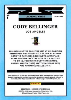 2020 Donruss Optic - Holo #3 Cody Bellinger Back