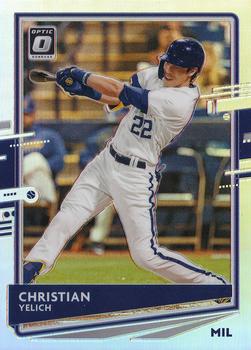 2020 Donruss Optic - Holo #129 Christian Yelich Front