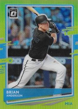 2020 Donruss Optic - Lime Green #164 Brian Anderson Front