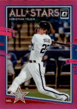 2020 Donruss Optic - Pink #198 Christian Yelich Front