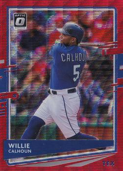 2020 Donruss Optic - Red Wave #152 Willie Calhoun Front