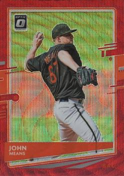 2020 Donruss Optic - Red Wave #189 John Means Front