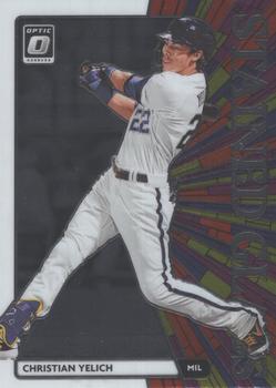 2020 Donruss Optic - Stained Glass #SG-2 Christian Yelich Front