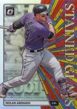 2020 Donruss Optic - Stained Glass Holo #SG-1 Nolan Arenado Front