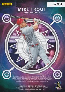 2020 Donruss Optic - Mythical #M-4 Mike Trout Back
