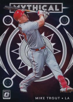 2020 Donruss Optic - Mythical #M-4 Mike Trout Front