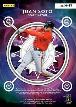 2020 Donruss Optic - Mythical #M-13 Juan Soto Back