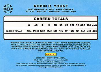 2020 Donruss Optic - Retro 1986 #R86-24 Robin Yount Back
