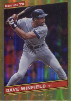 2020 Donruss Optic - Retro 1986 Gold #R86-22 Dave Winfield Front