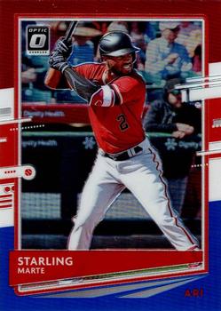 2020 Donruss Optic - Red, White and Blue #170 Starling Marte Front