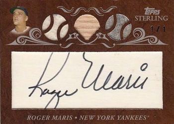 2008 Topps Sterling - Cut Signatures #SCS-10 Roger Maris Front
