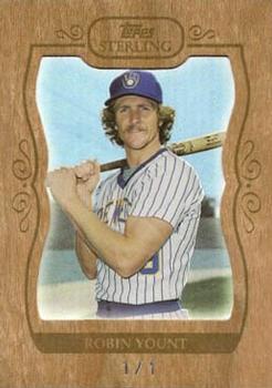 2008 Topps Sterling - Framed Cherry Wood #220 Robin Yount Front