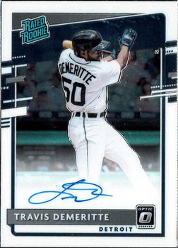 2020 Donruss Optic - Rated Rookies Signatures #RRS-TD Travis Demeritte Front