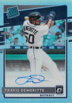 2020 Donruss Optic - Rated Rookies Signatures Holo #RRS-TD Travis Demeritte Front