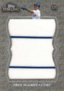 2008 Topps Sterling - Super Jumbo Patch #JS-FMC43 Fred McGriff Front